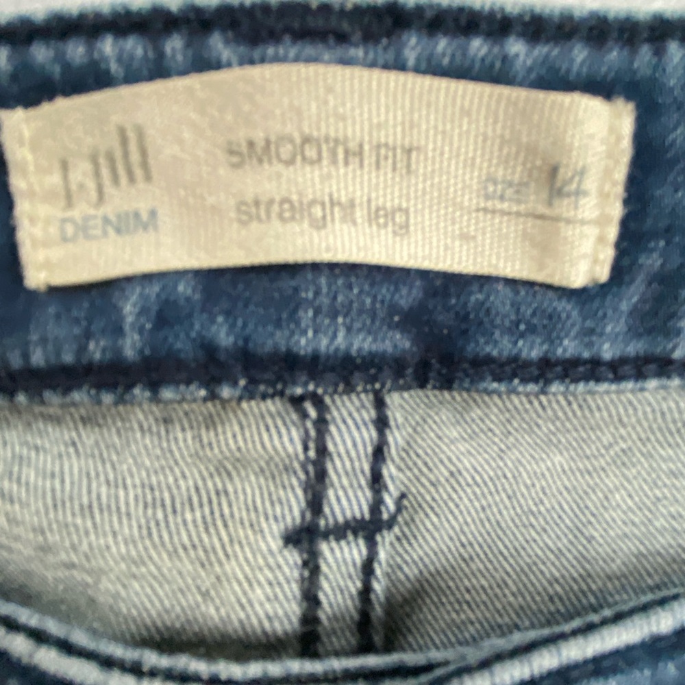 J Jill Womens Bootcut Smooth Fit Straight Leg Blue Jeans Size 32X29 - Picture 4 of 9
